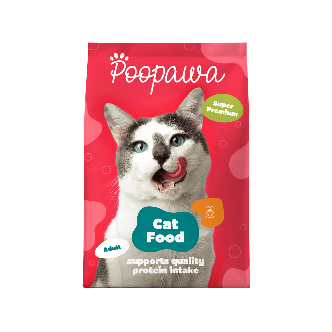 Poopawa Adult super-premium granule pre mačky — hmyzí proteín